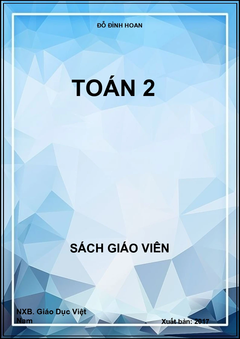 Sách giáo viên Toán 2