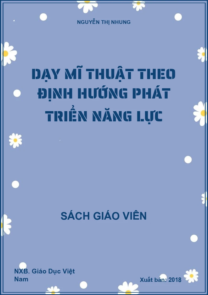 Dạy mĩ thuật theo định hướng phát triển năng lực