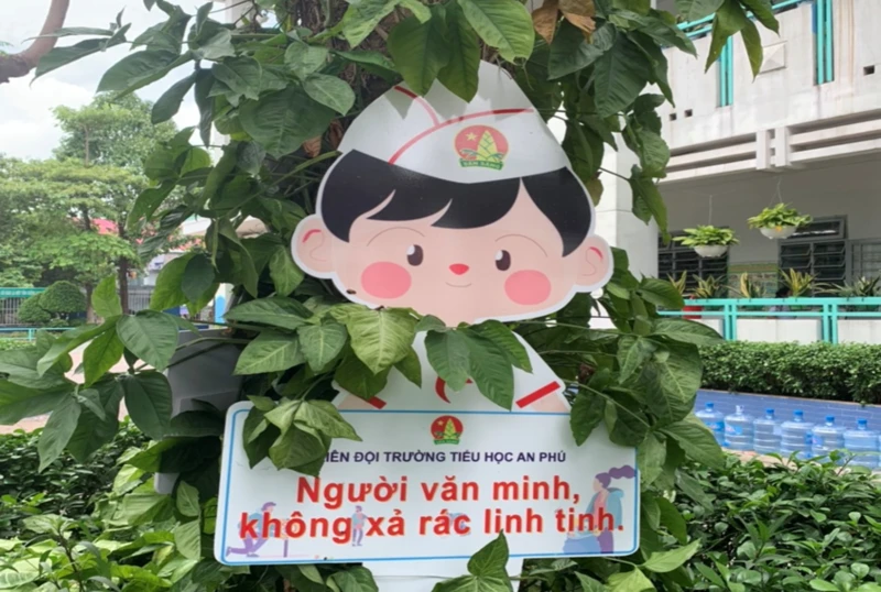 Công trình măng non của Liên đội