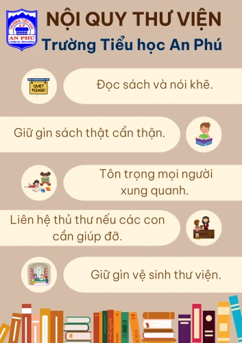 Nội quy thư viện trường Tiểu học An Phú