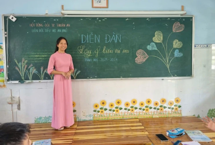 Diễn đàn "Lấy ý kiến trẻ em" năm học 2023 - 2024