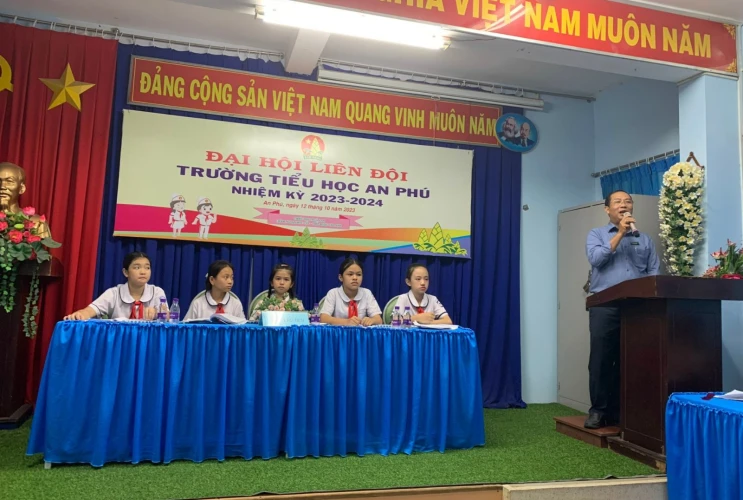 Liên Đội Tiểu Học An Phú Tổ chức Đại Hội Liên Đội - Nhiệm Kỳ 2023-2024.