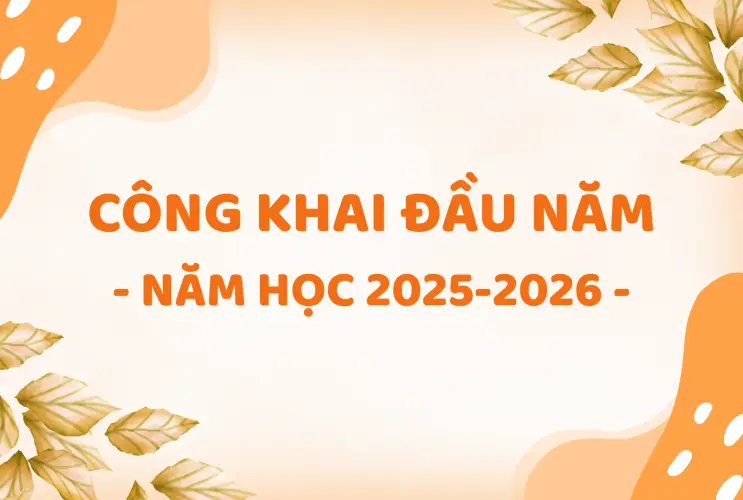 Trường Tiểu học An Phú thông báo Công khai đầu năm NH 2025-2026