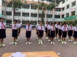 Hội thi Nghi thức đội cấp trường năm học 2023-2024 tại Trường Tiểu học An Phú