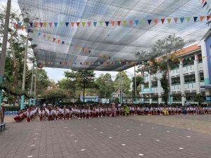 Hội thi Nghi thức đội cấp trường năm học 2023-2024 tại Trường Tiểu học An Phú