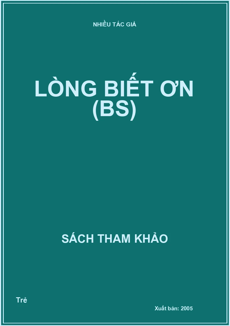 Lòng biết ơn (BS)