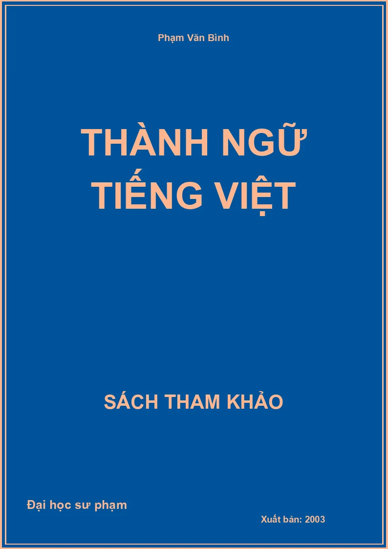 Thành Ngữ tiếng việt