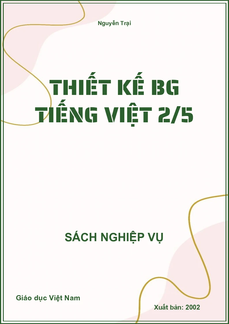 Thiết Kế BG Tiếng Việt 2/5