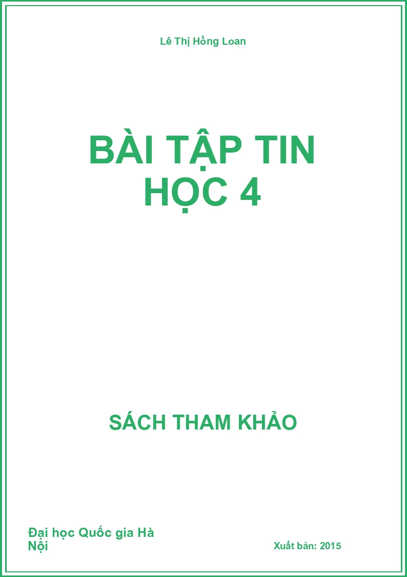 Bài tập tin học 4