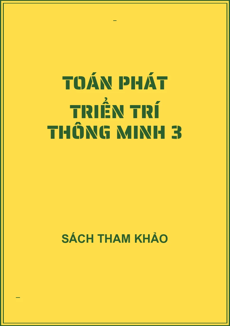 Toán phát triển trí thông minh 3