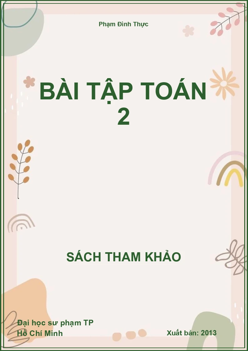 Bài tập toán 2