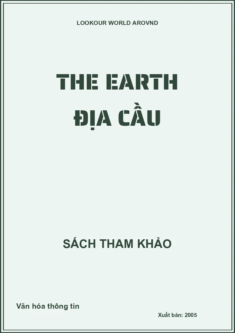 The earth địa cầu