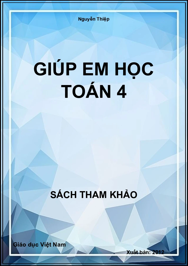 Giúp em học toán 4