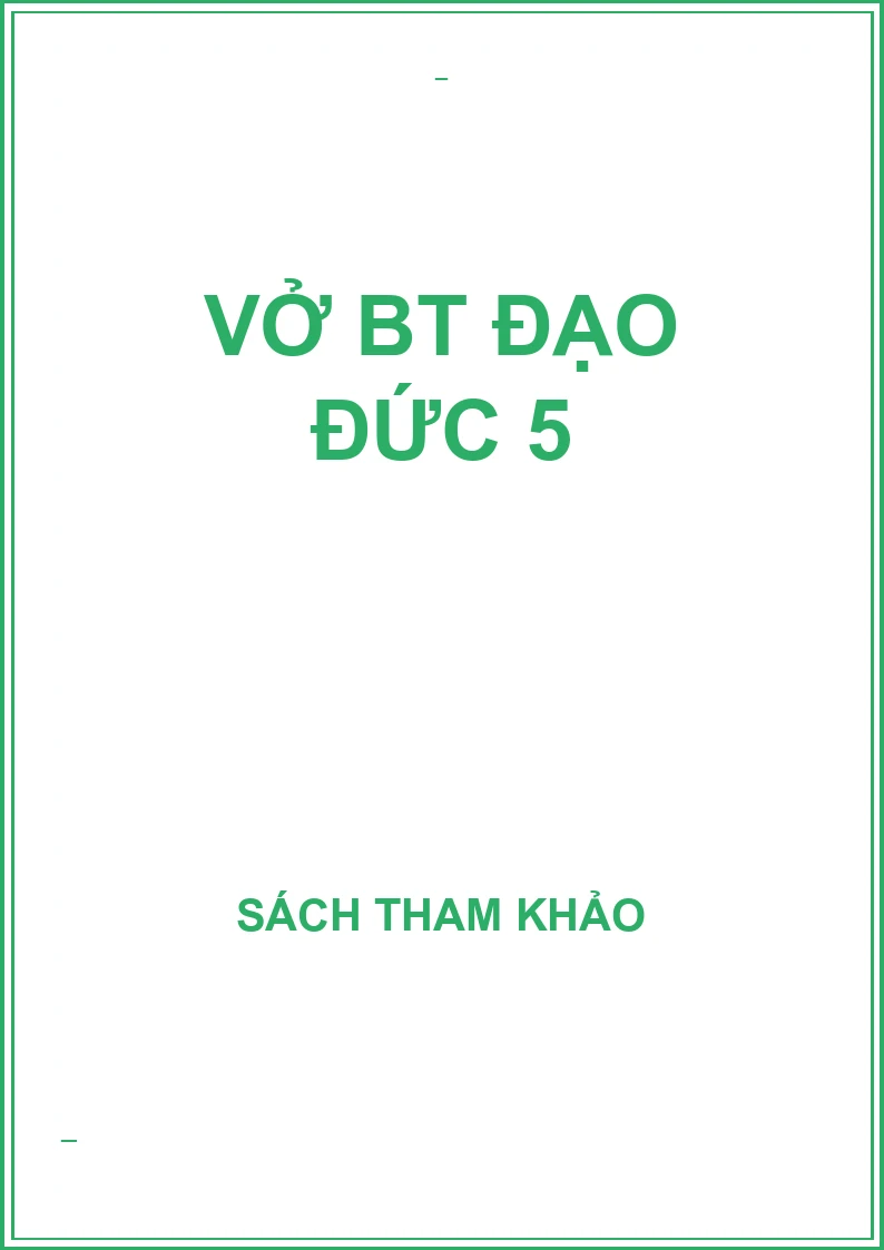 Vở BT đạo đức 5