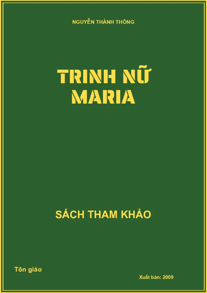 Trinh nữ Maria