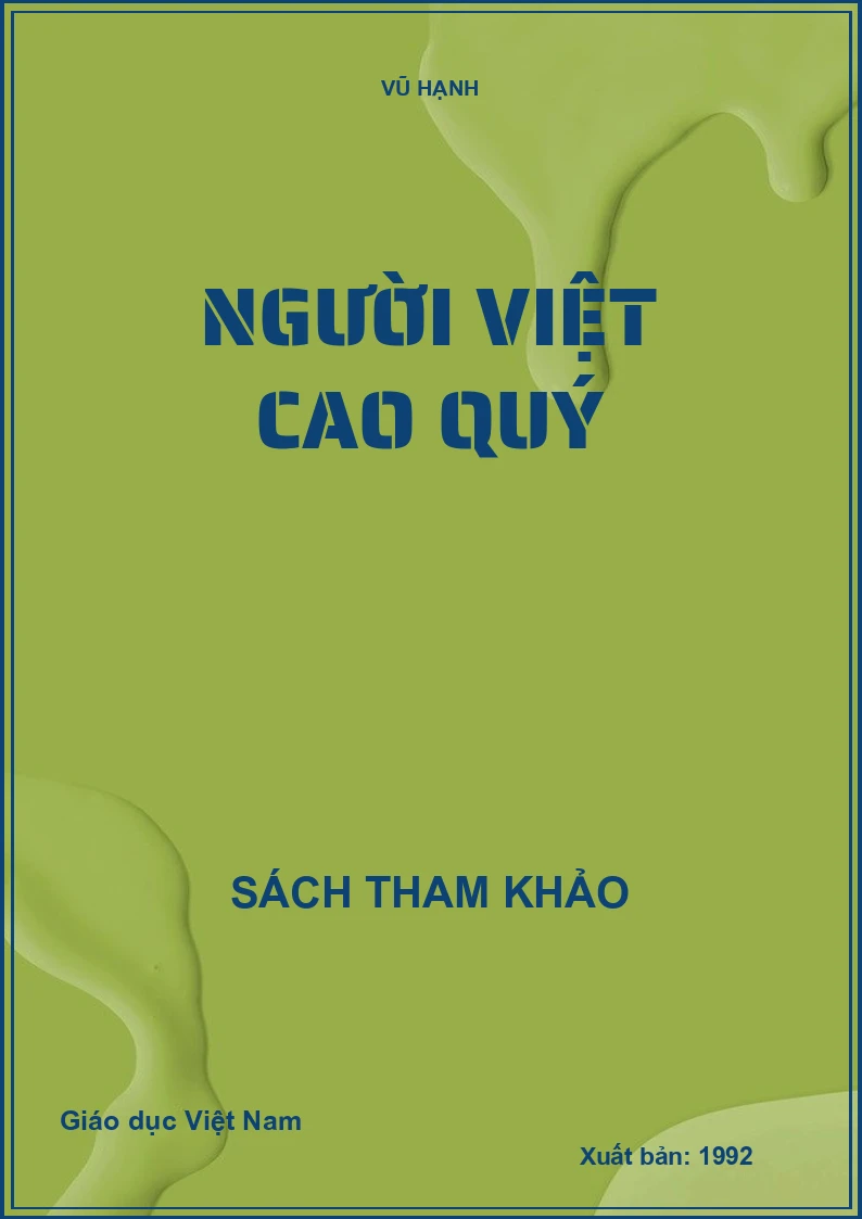 Người Việt cao quý
