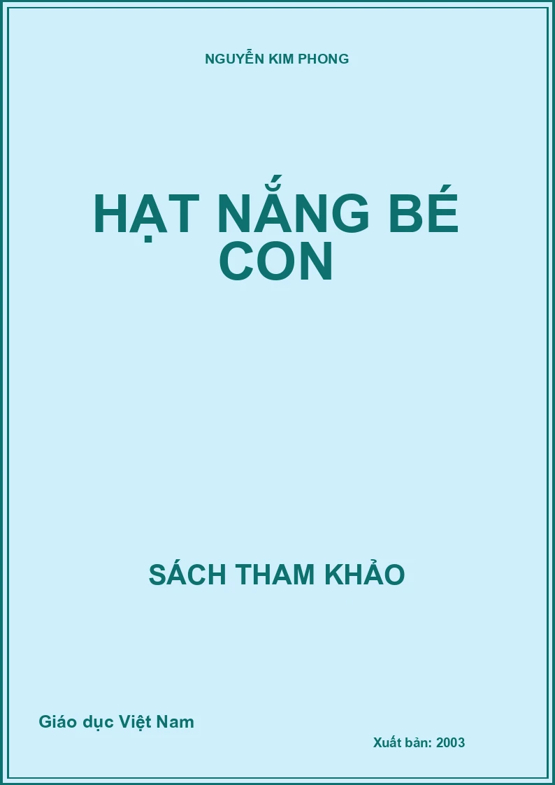 Hạt nắng bé con