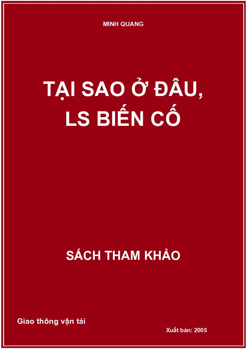 Tại sao ở đâu, LS biến cố