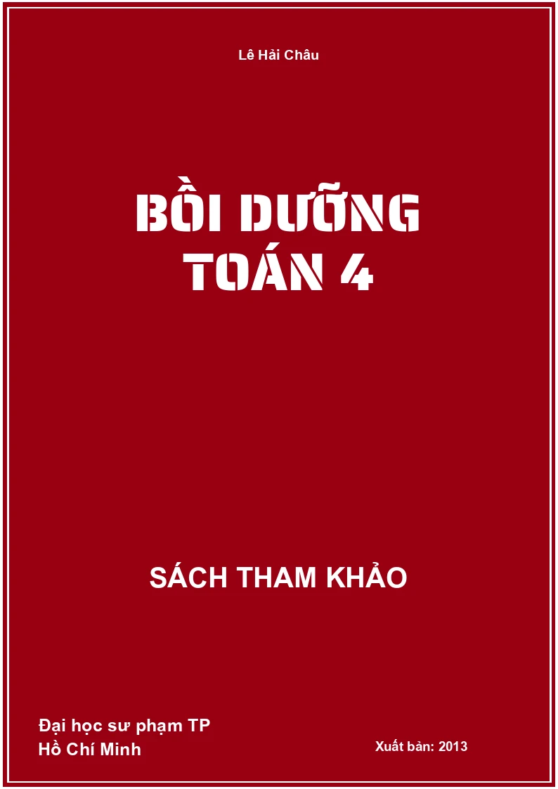 Bồi dưỡng toán 4