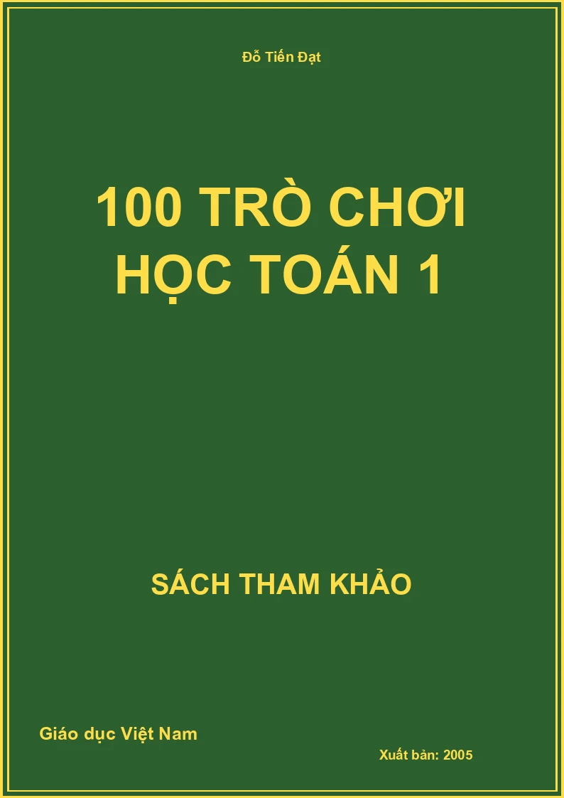 100 trò chơi học toán 1
