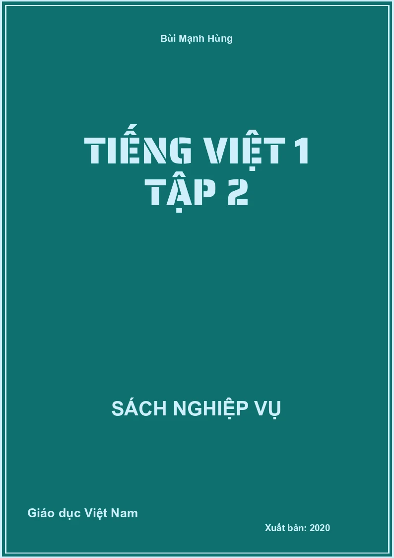 Tiếng việt 1 tập 2