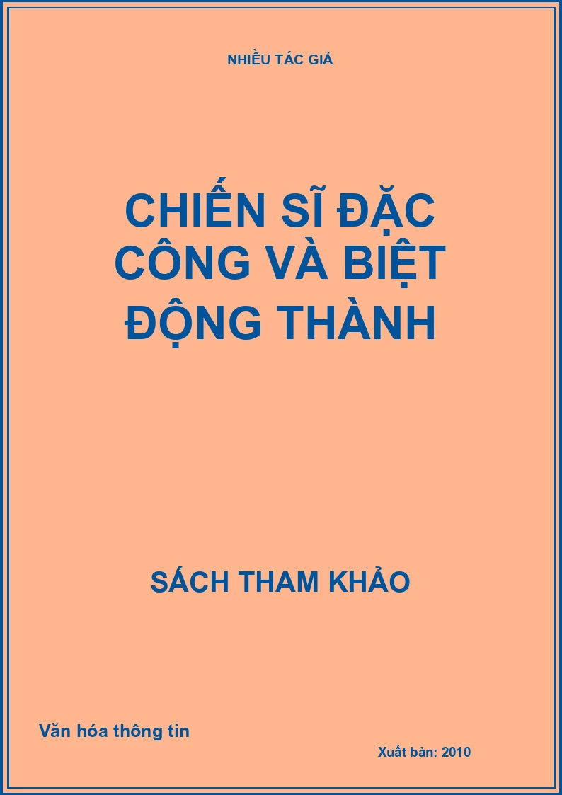 Chiến sĩ đặc công và biệt động thành