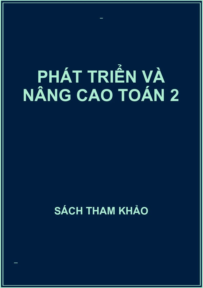 Phát triển và nâng cao toán 2