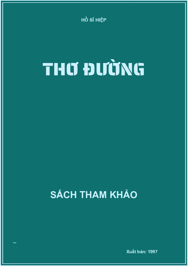 Thơ đường