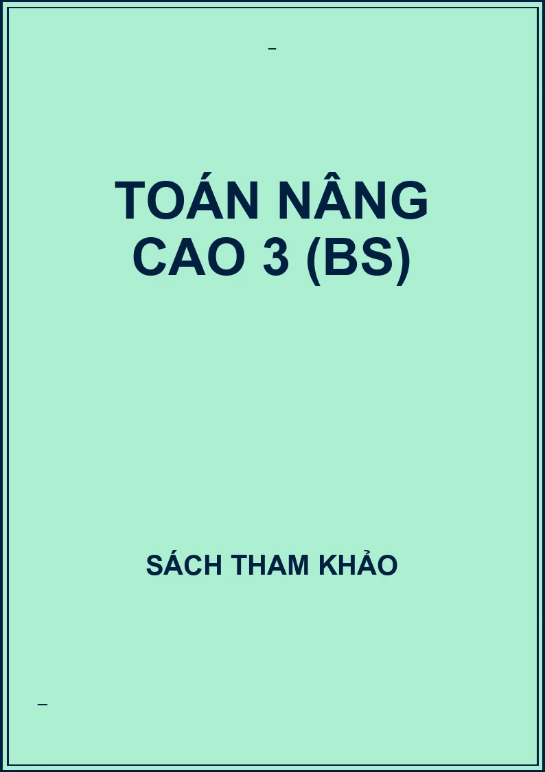 Toán nâng cao 3 (BS)