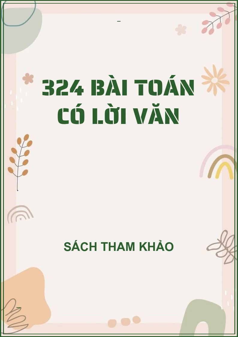324 bài toán có lời văn