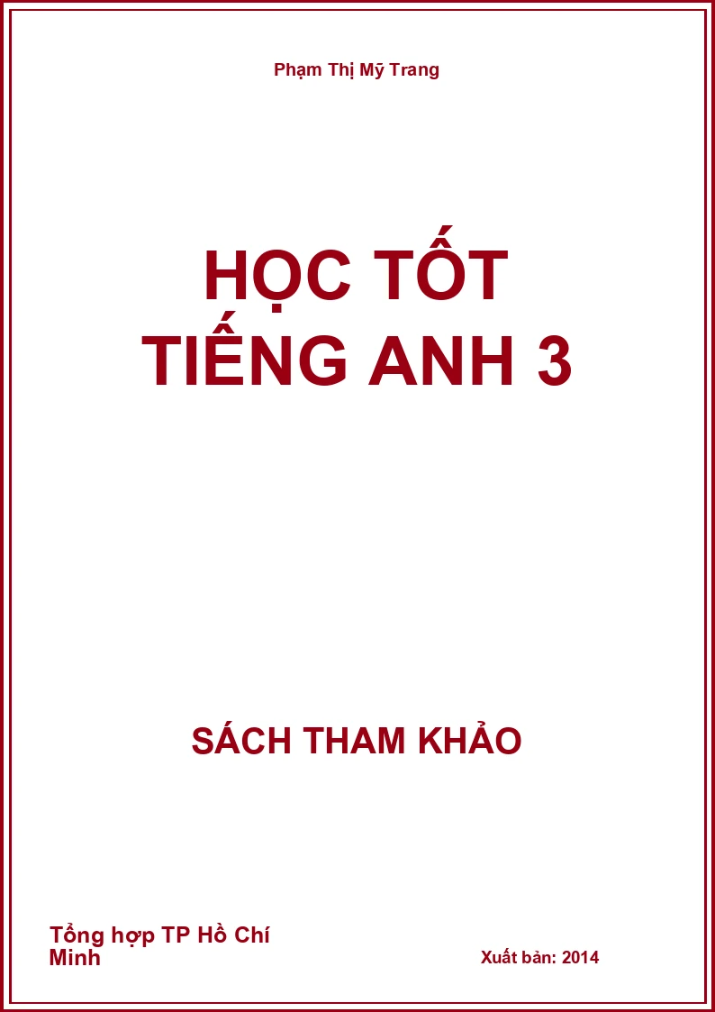 Học tốt tiếng anh 3