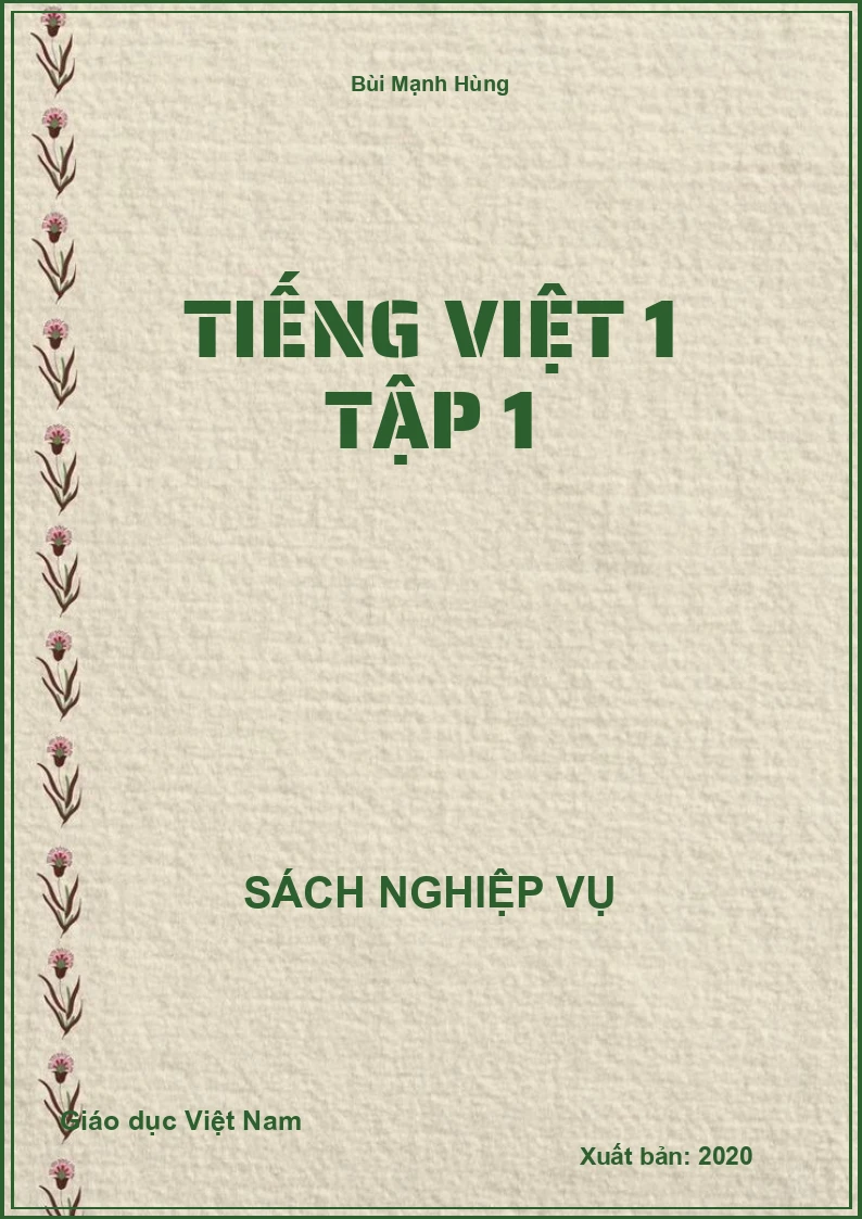 Tiếng việt 1 tập 1