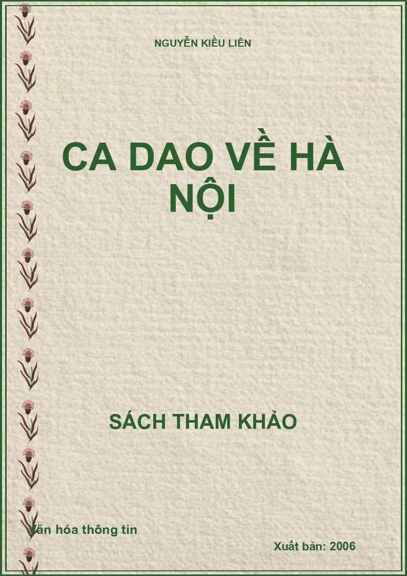 Ca dao về Hà Nội