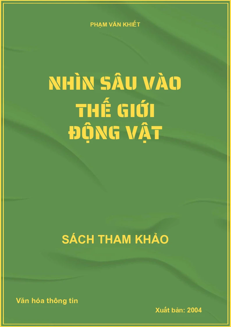 Nhìn sâu vào thế giới động vật