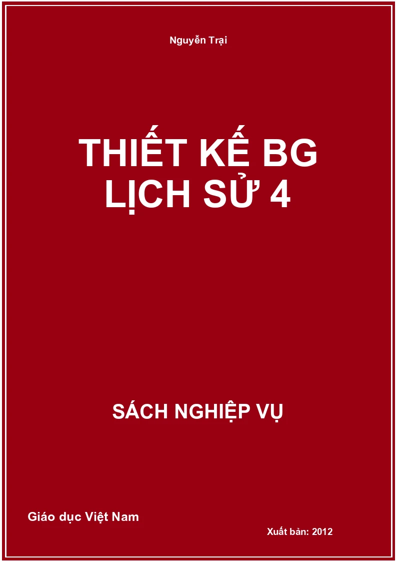 Thiết Kế BG Lịch Sử 4