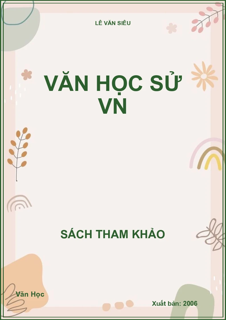 Văn học sử VN
