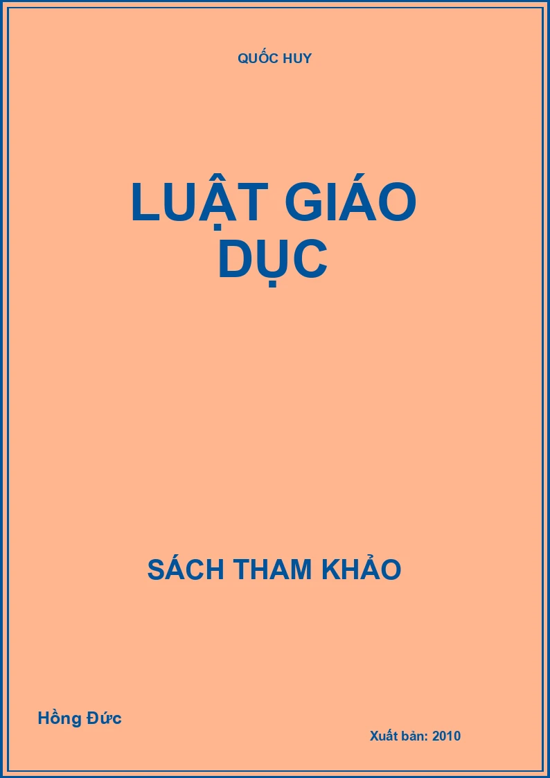 Luật giáo dục