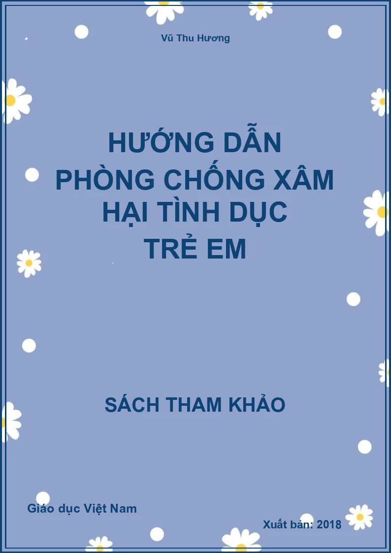 Hướng dẫn phòng chống xâm hại tình dục trẻ em