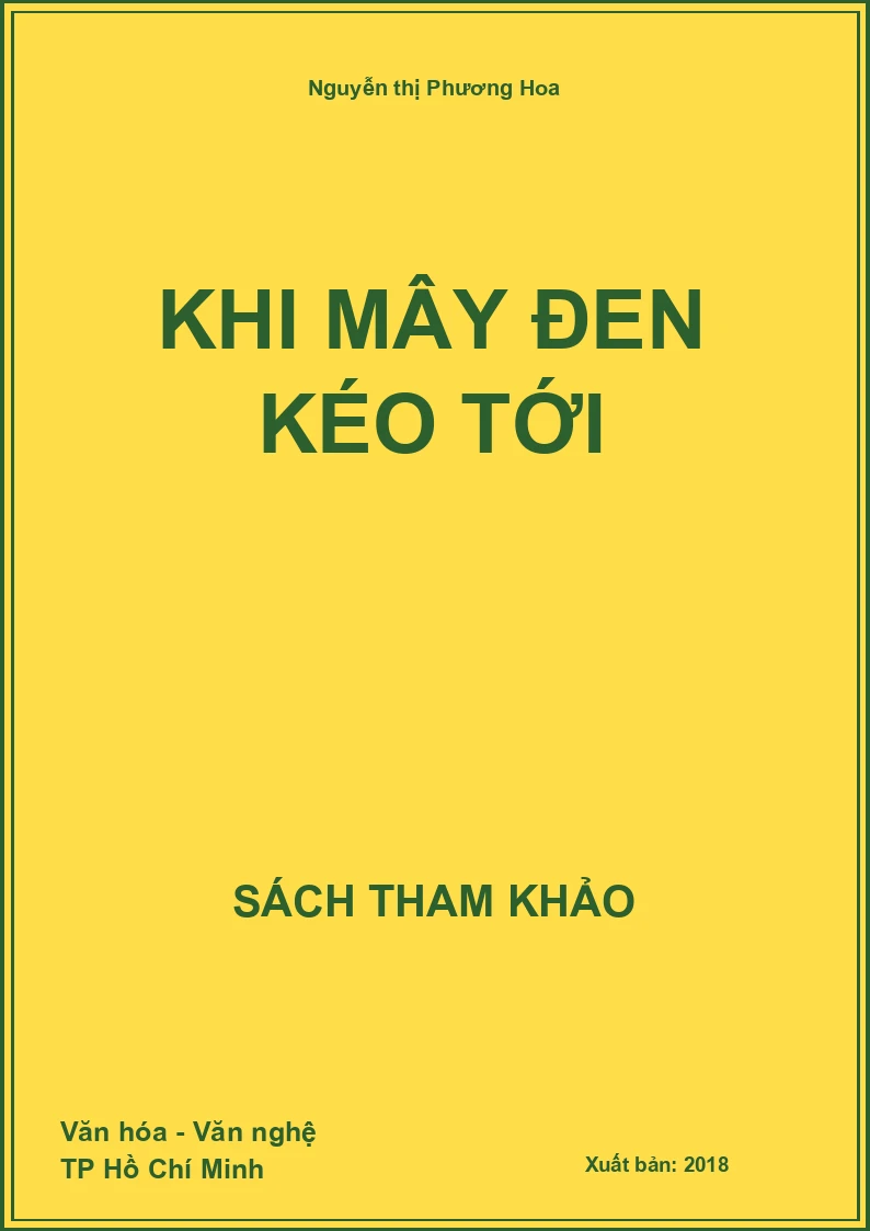 Khi mây đen kéo tới