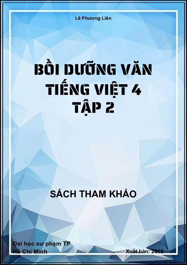 Bồi dưỡng văn tiếng việt 4 tập 2