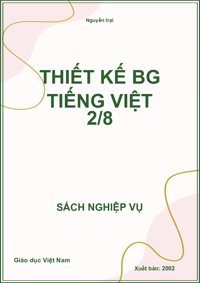 Thiết Kế BG Tiếng Việt 2/8
