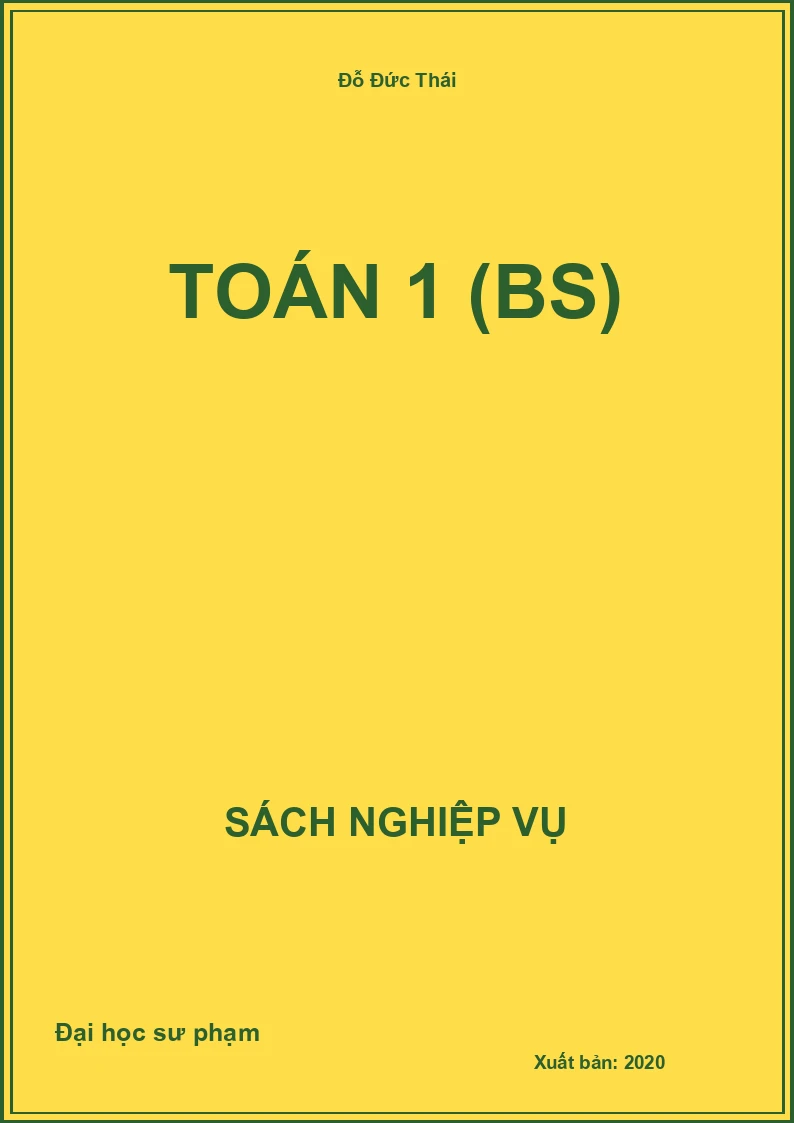 Toán 1 (BS)