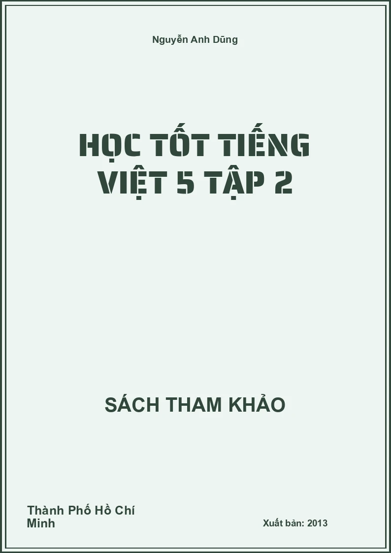 Học tốt tiếng việt 5 tập 2