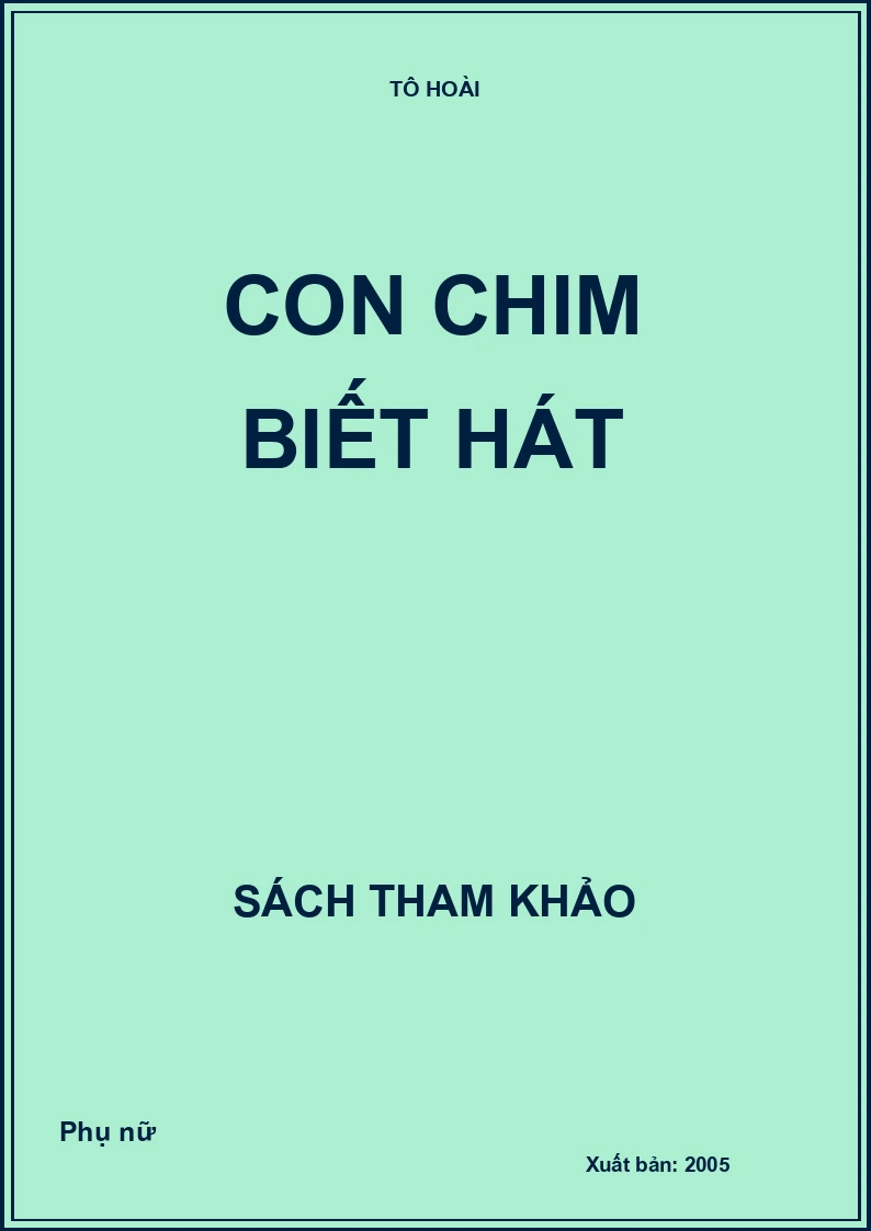 Con chim biết hát