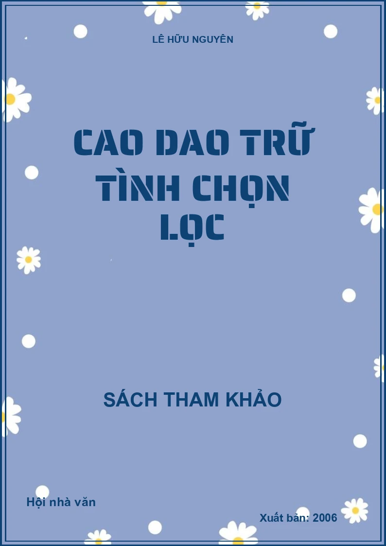 Cao dao trữ tình chọn lọc
