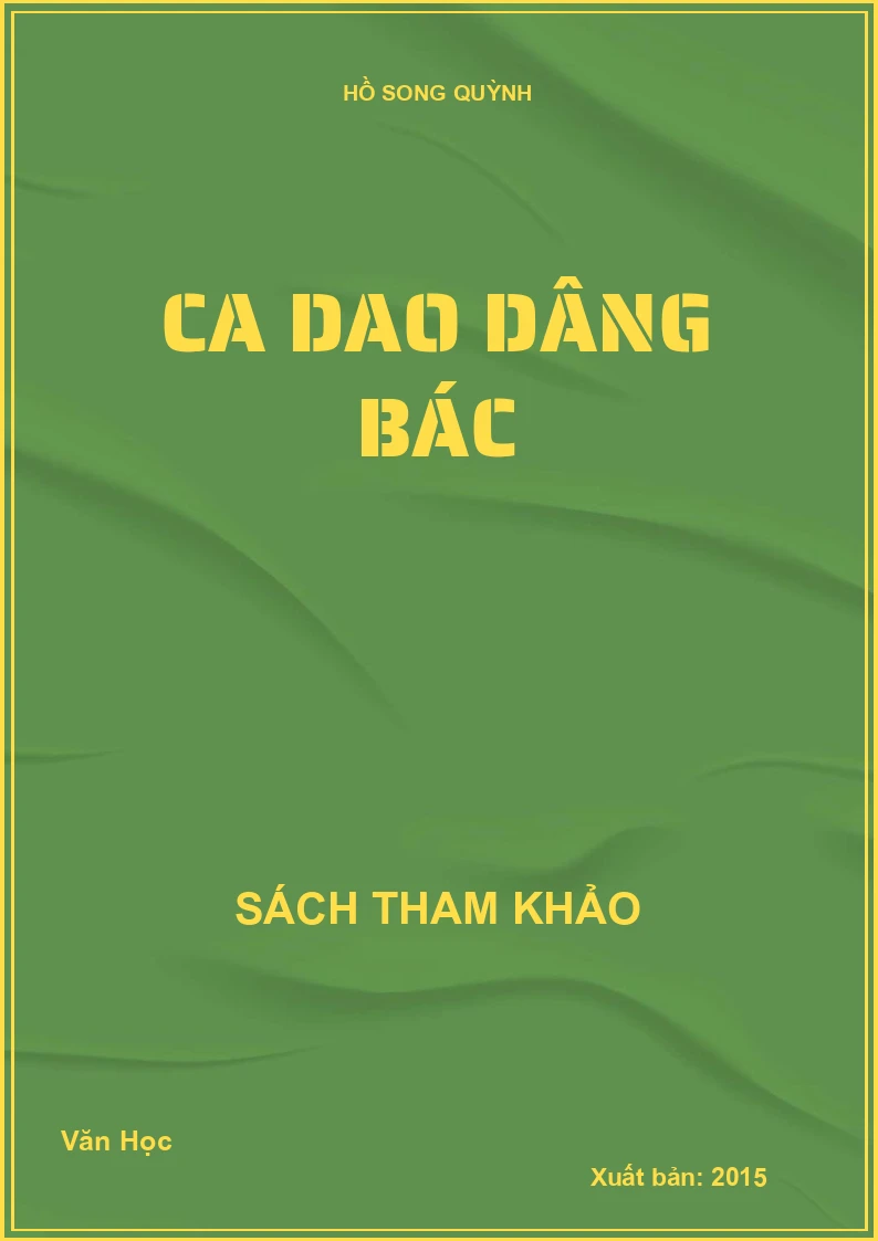 Ca dao dâng Bác