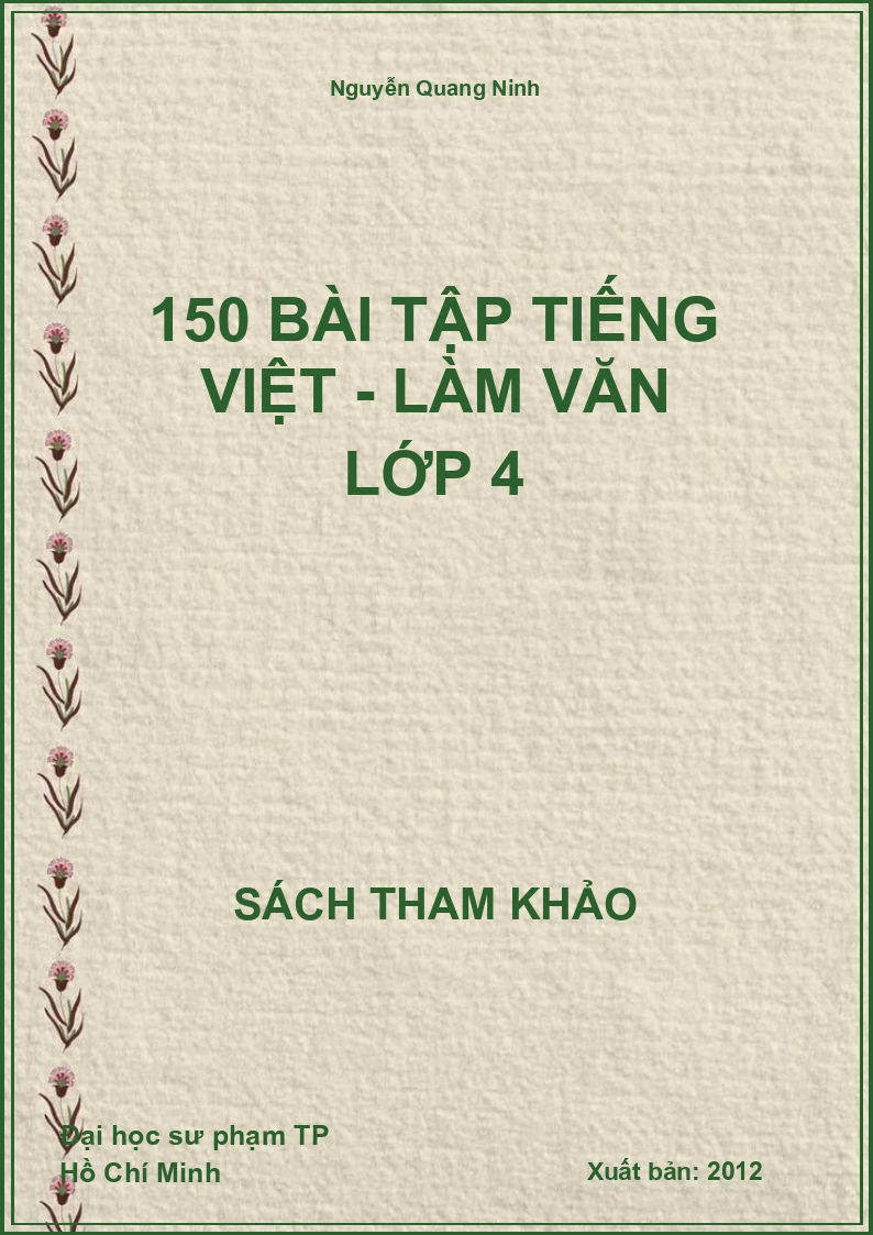 150 bài tập tiếng việt - Làm văn lớp 4
