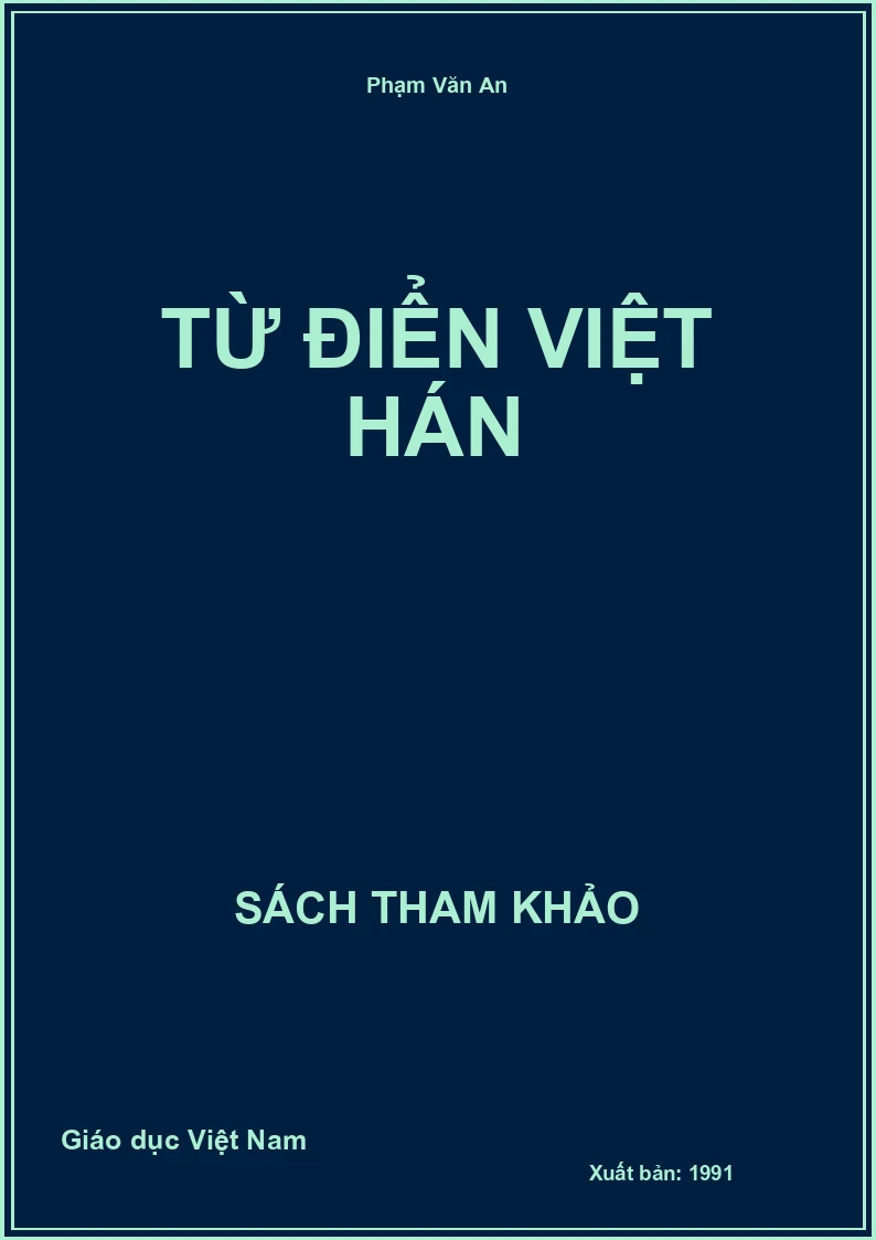 Từ điển Việt hán
