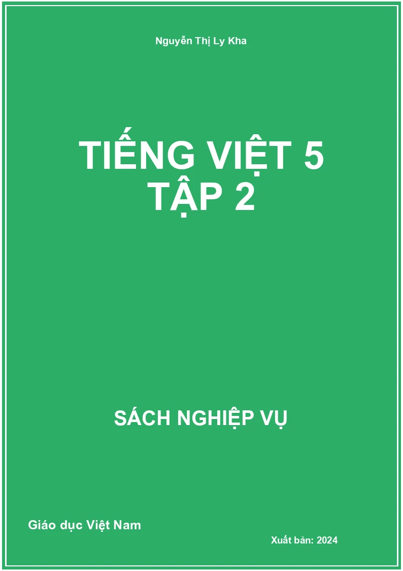 Tiếng việt 5 tập 2