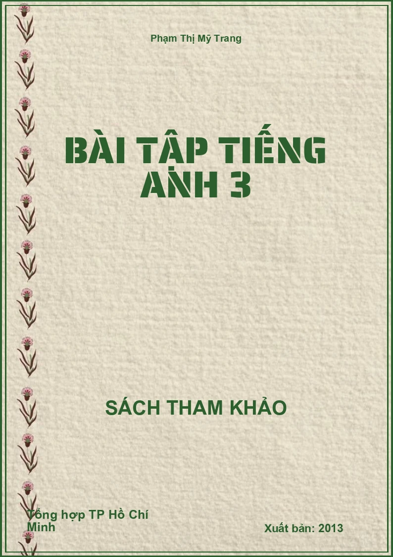 Bài tập tiếng anh 3